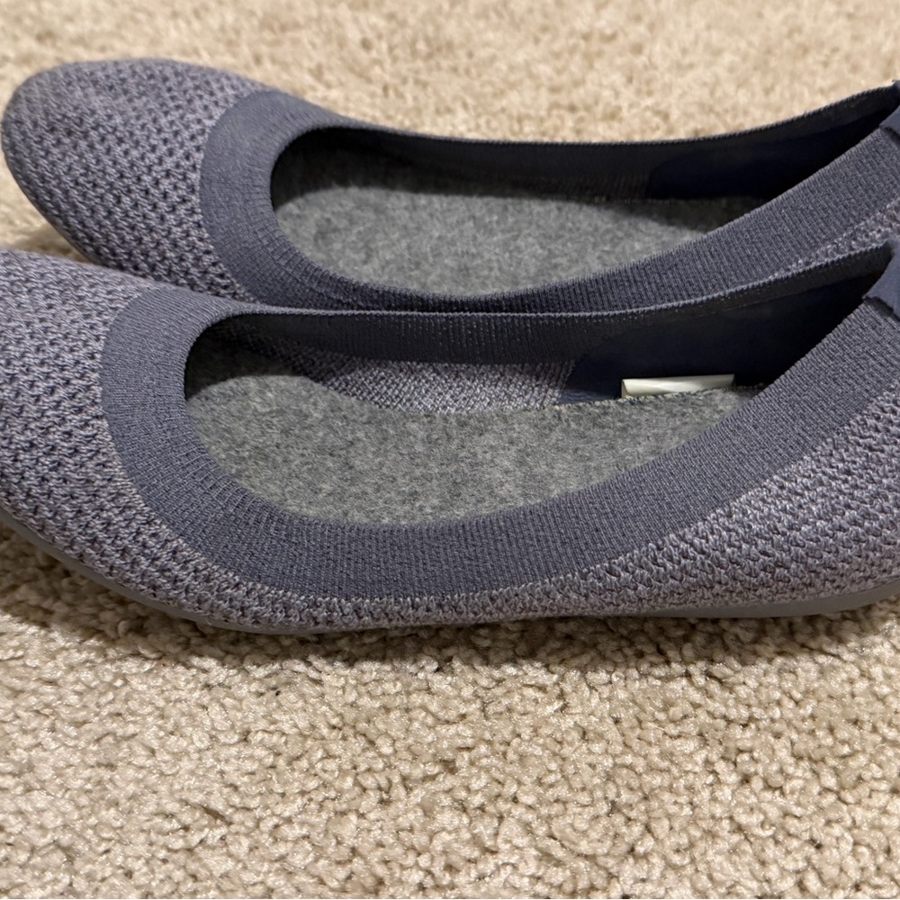 Allbirds Tree Breezer Knit Ballet Flats in Blue Grey Color Women’s 7.5 - Picture 5 of 7